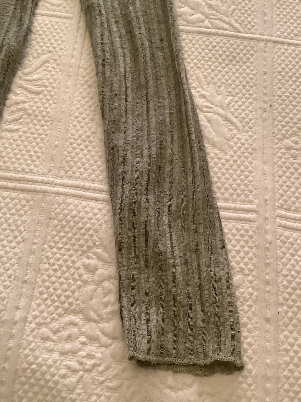 NATURAL LIFE Sage Green Ribbed Long Sleeve Crewneck Top - Picture 7 of 7